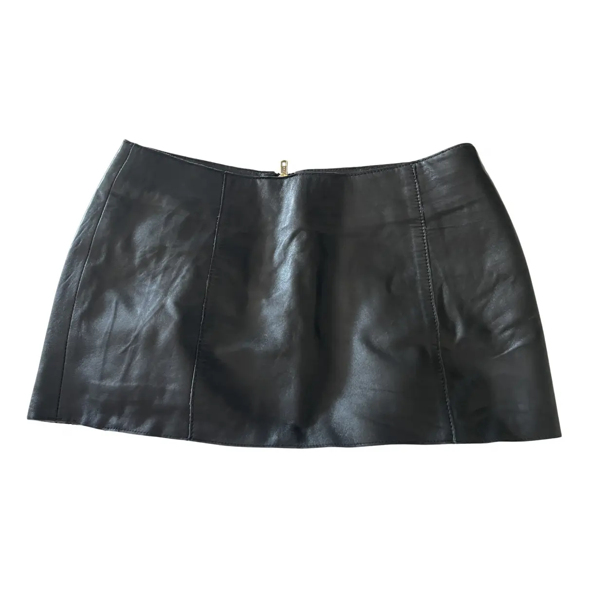 Spring Summer 2020 leather mini skirt Maje