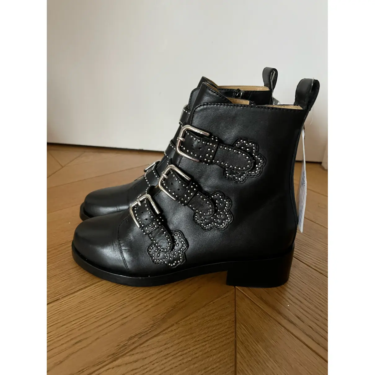 Spring Summer 2021 leather ankle boots Maje