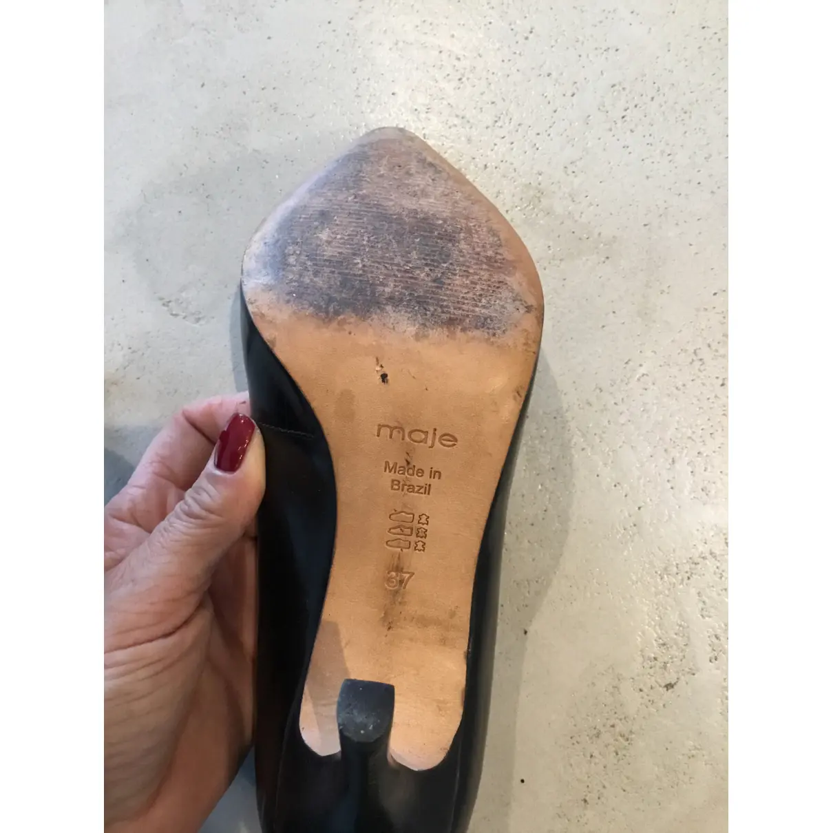 Spring Summer 2021 leather heels Maje