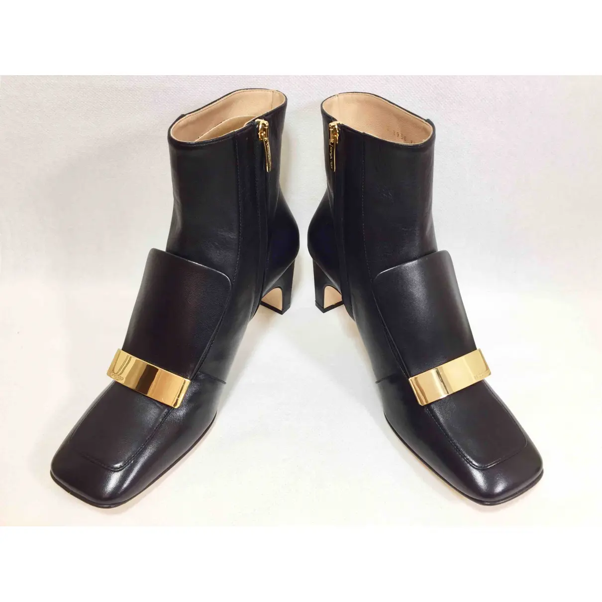SR1 leather ankle boots Sergio Rossi