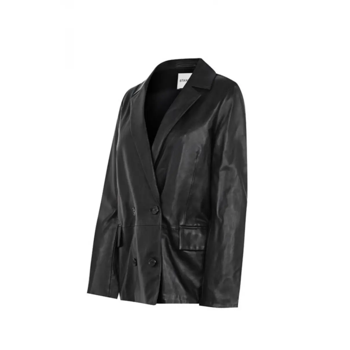 Buy Stand studio Leather blazer online