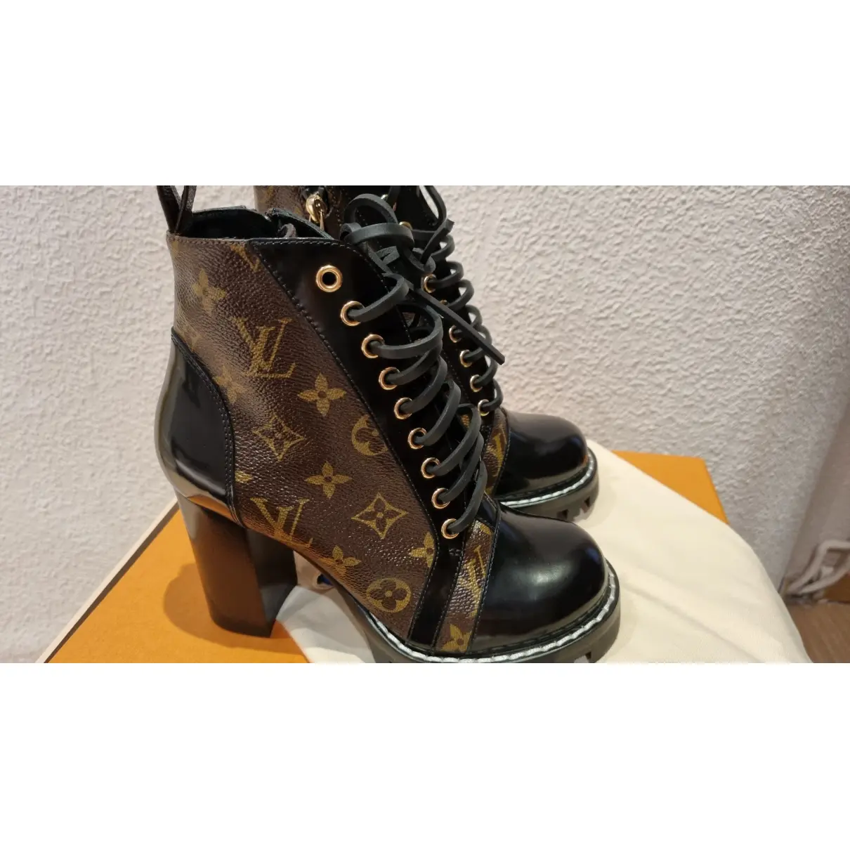 Buy Louis Vuitton Star Trail leather ankle boots online