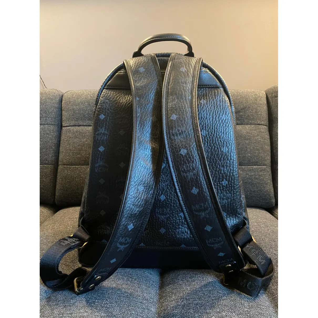Buy MCM Stark leather backpack online