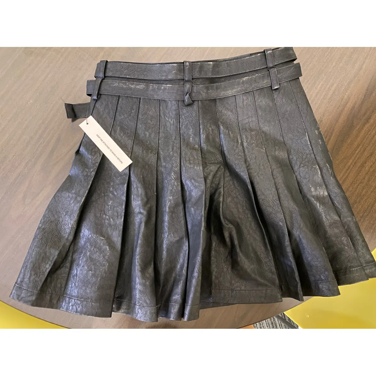 Buy Steele Leather mini skirt online