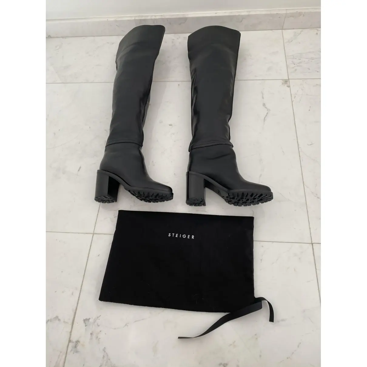 Leather boots Steiger