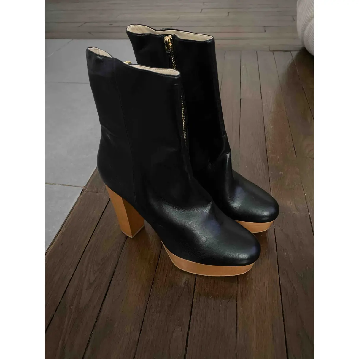 Leather ankle boots Stella McCartney