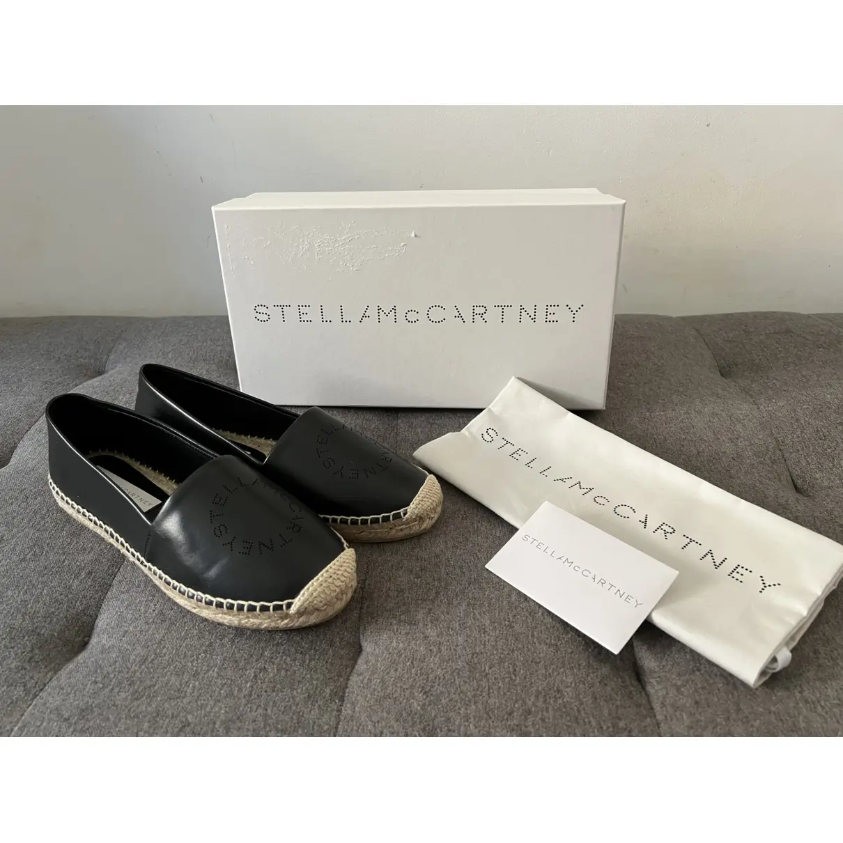 Leather espadrilles Stella McCartney