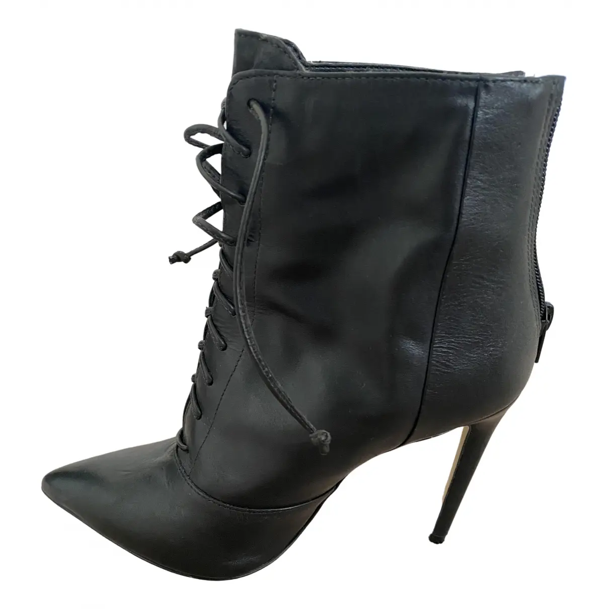 Buy Steve Madden Leather lace up boots online