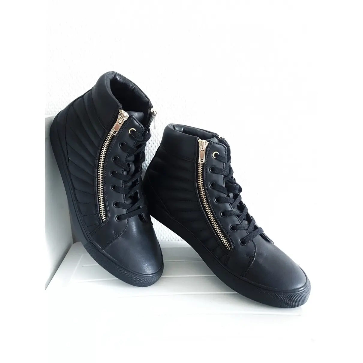 Steve Madden Leather high trainers for sale