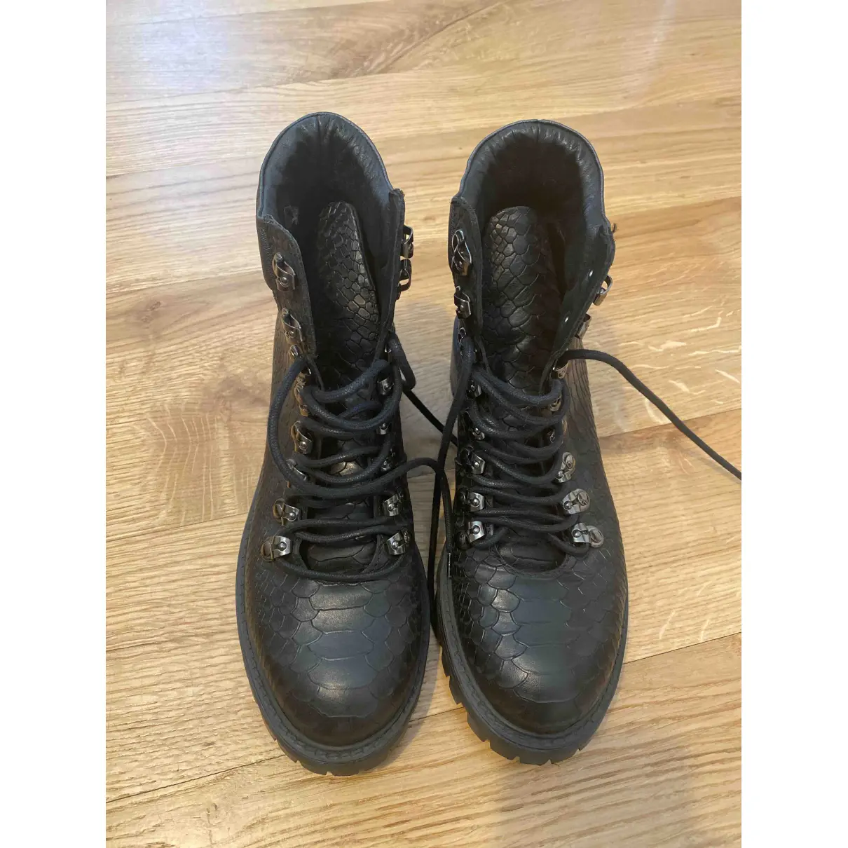 Buy Stokton Leather biker boots online