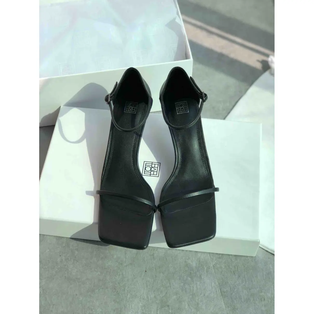 Buy Totême Strappy Sandal leather sandal online