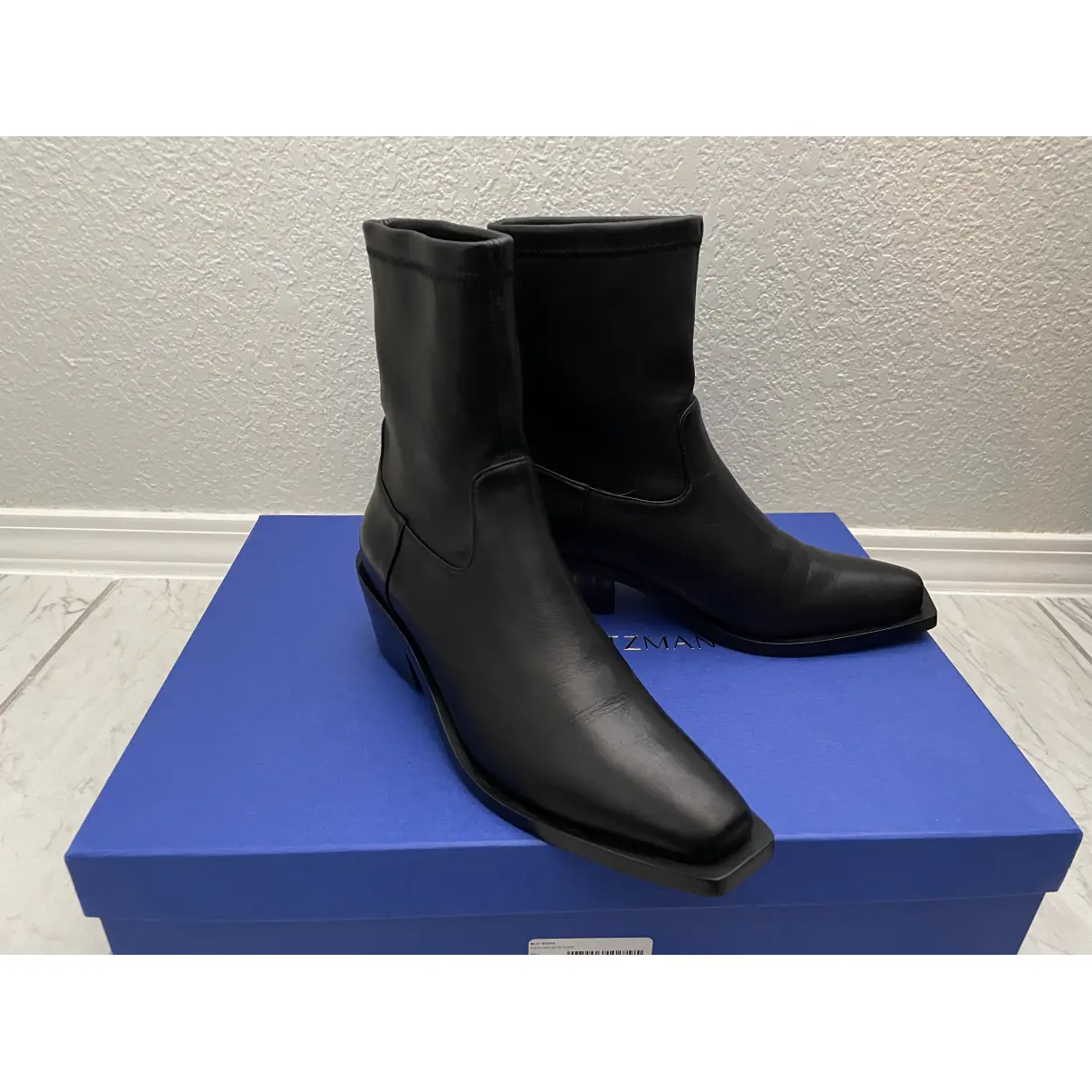 Buy Stuart Weitzman Leather ankle boots online