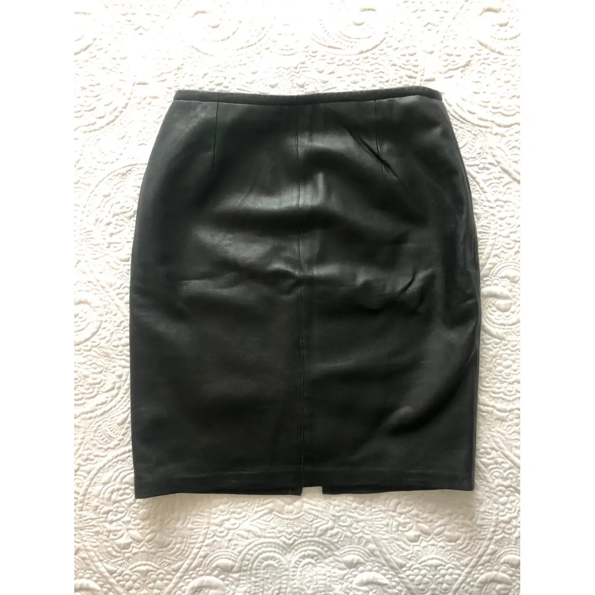Buy SUD EXPRESS Leather mini skirt online