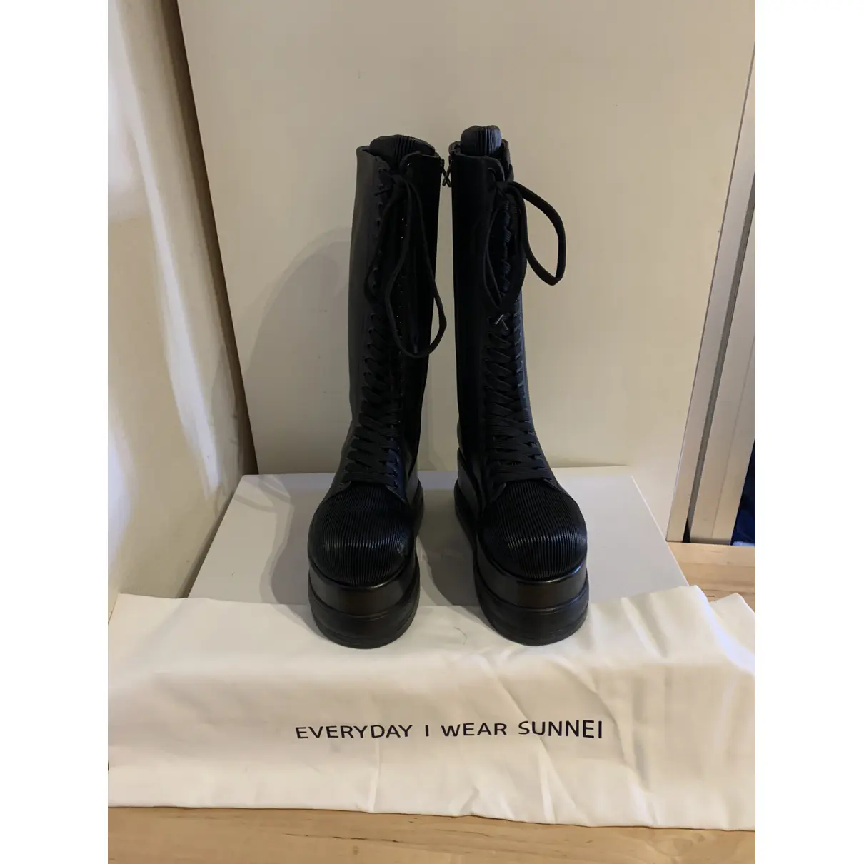 Leather boots Sunnei