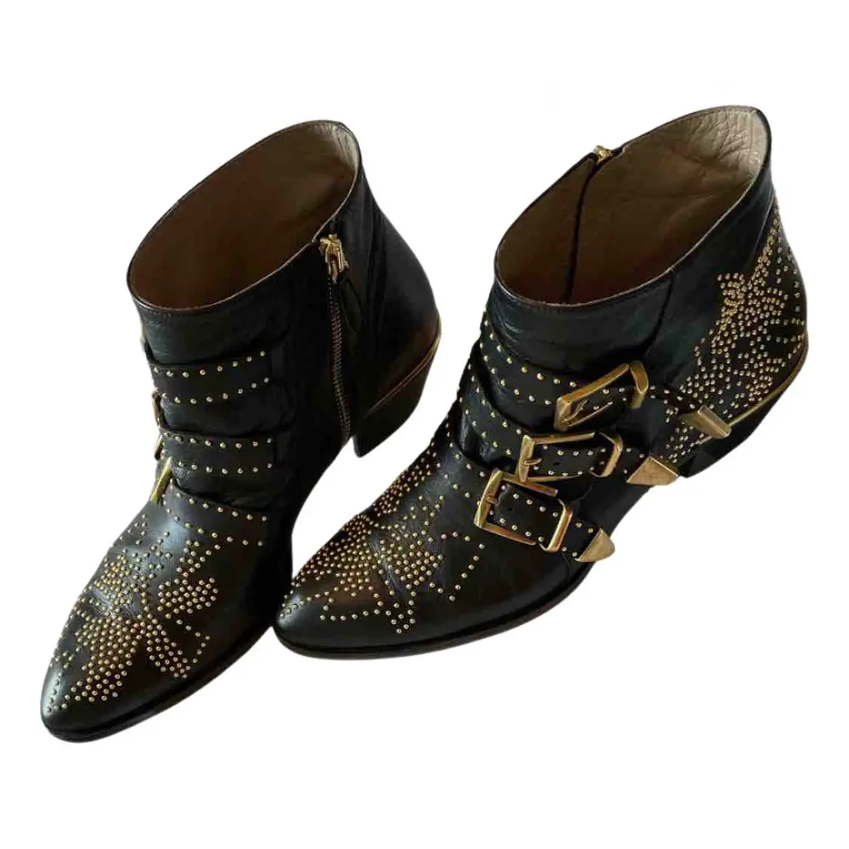 Buy Chloé Susanna leather western boots online