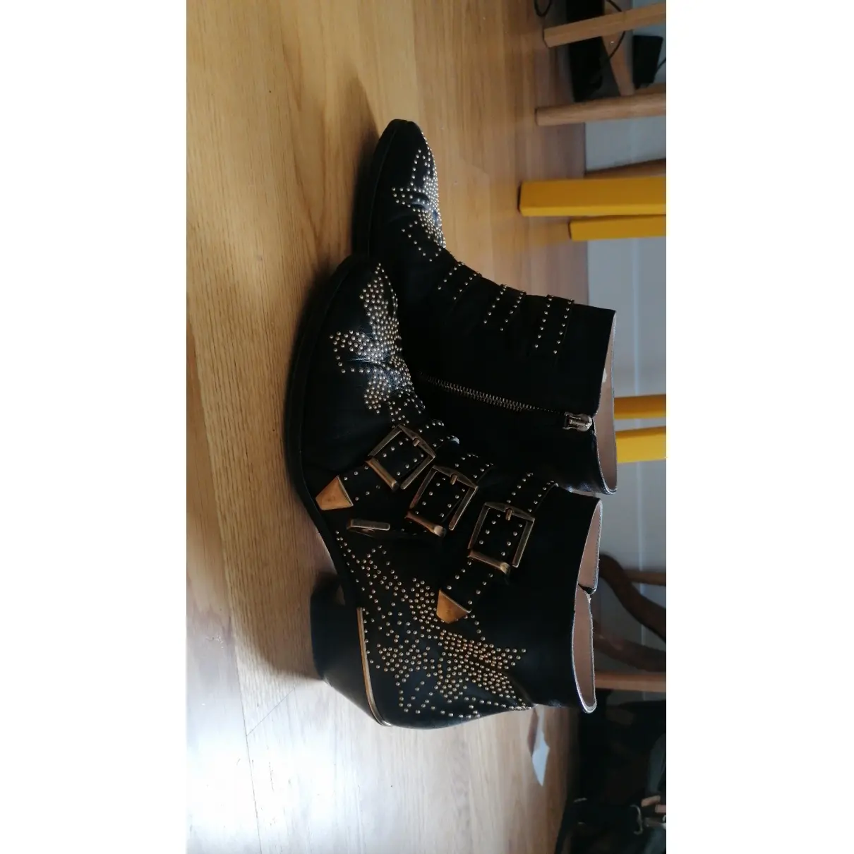 Buy Chloé Susanna leather ankle boots online