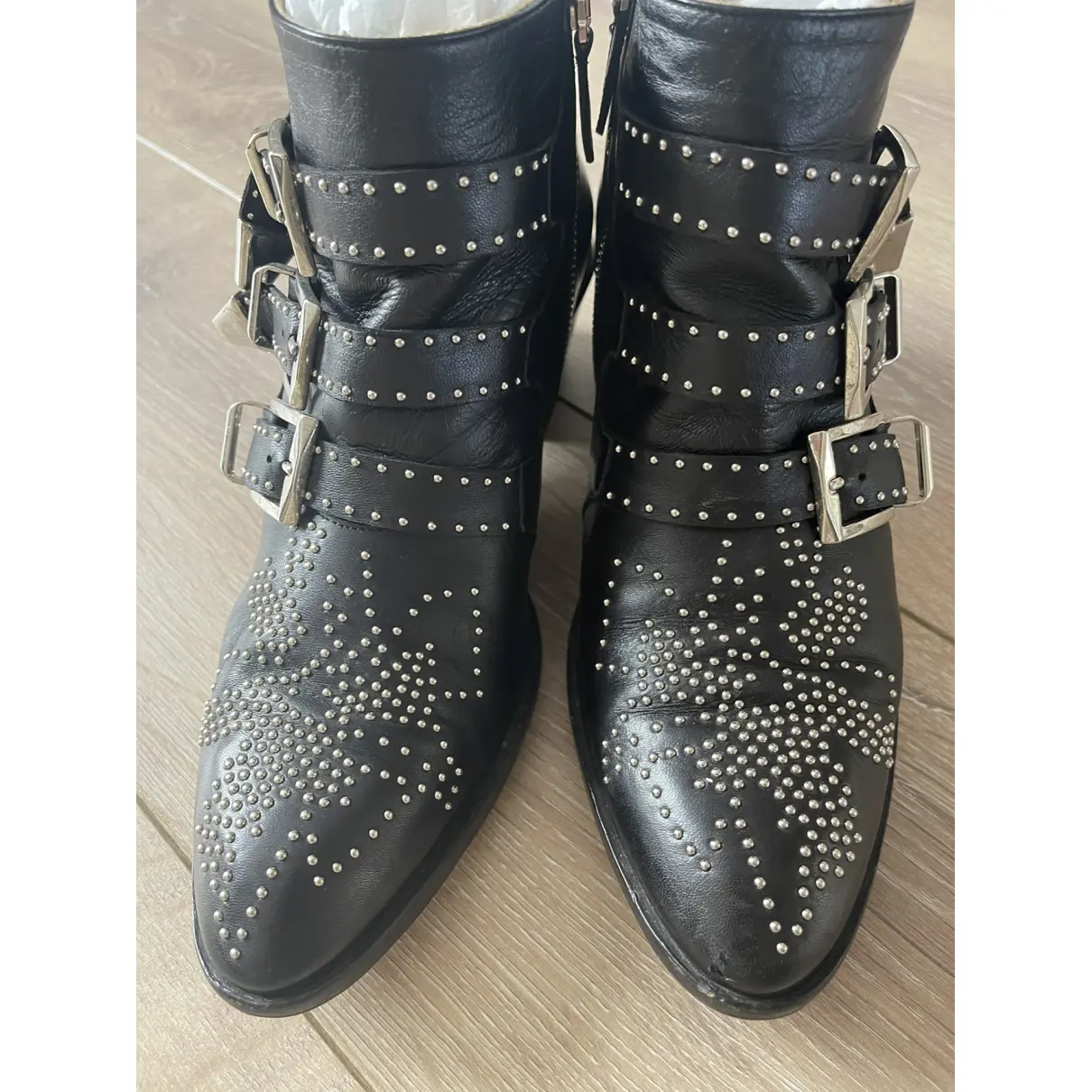 Susanna leather ankle boots Chloé
