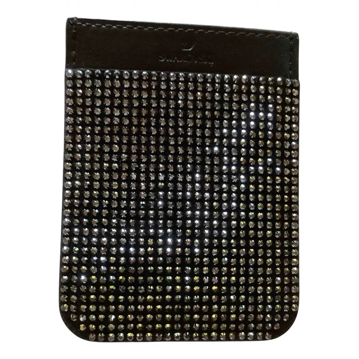 Leather card wallet Swarovski