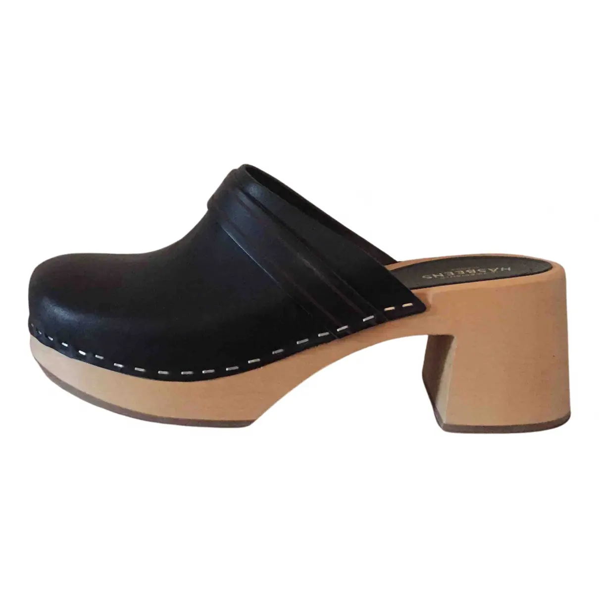 Leather mules & clogs Swedish Hasbeens