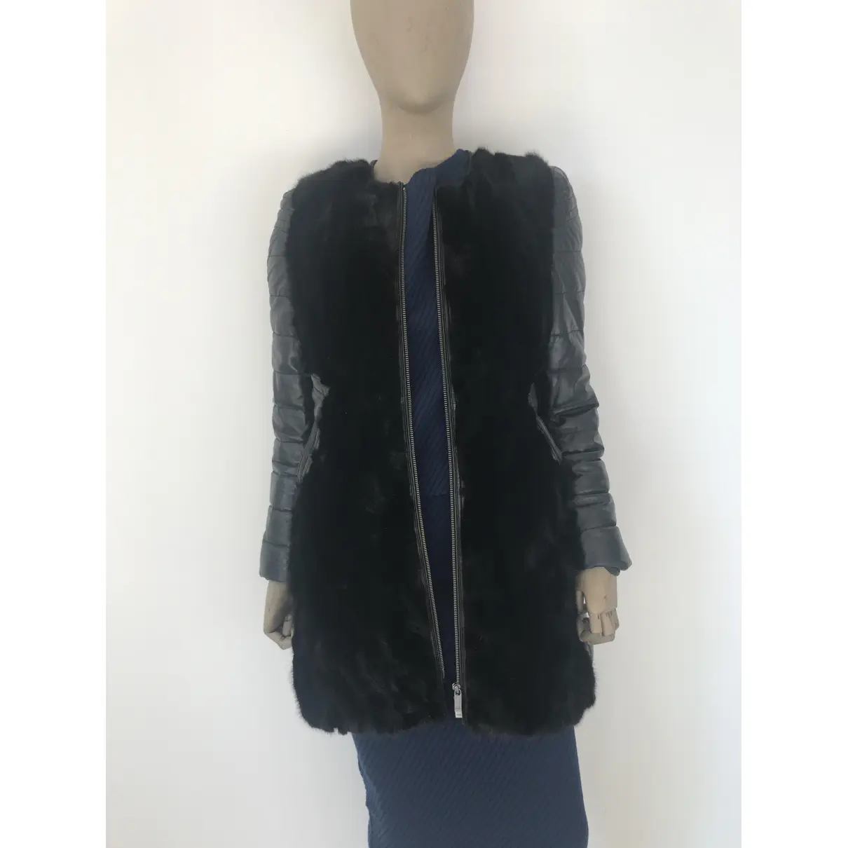 Leather coat Sylvie Schimmel