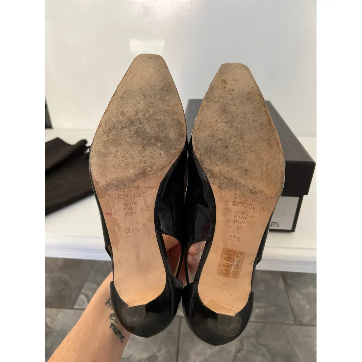 Leather heels TANINO CRISCI