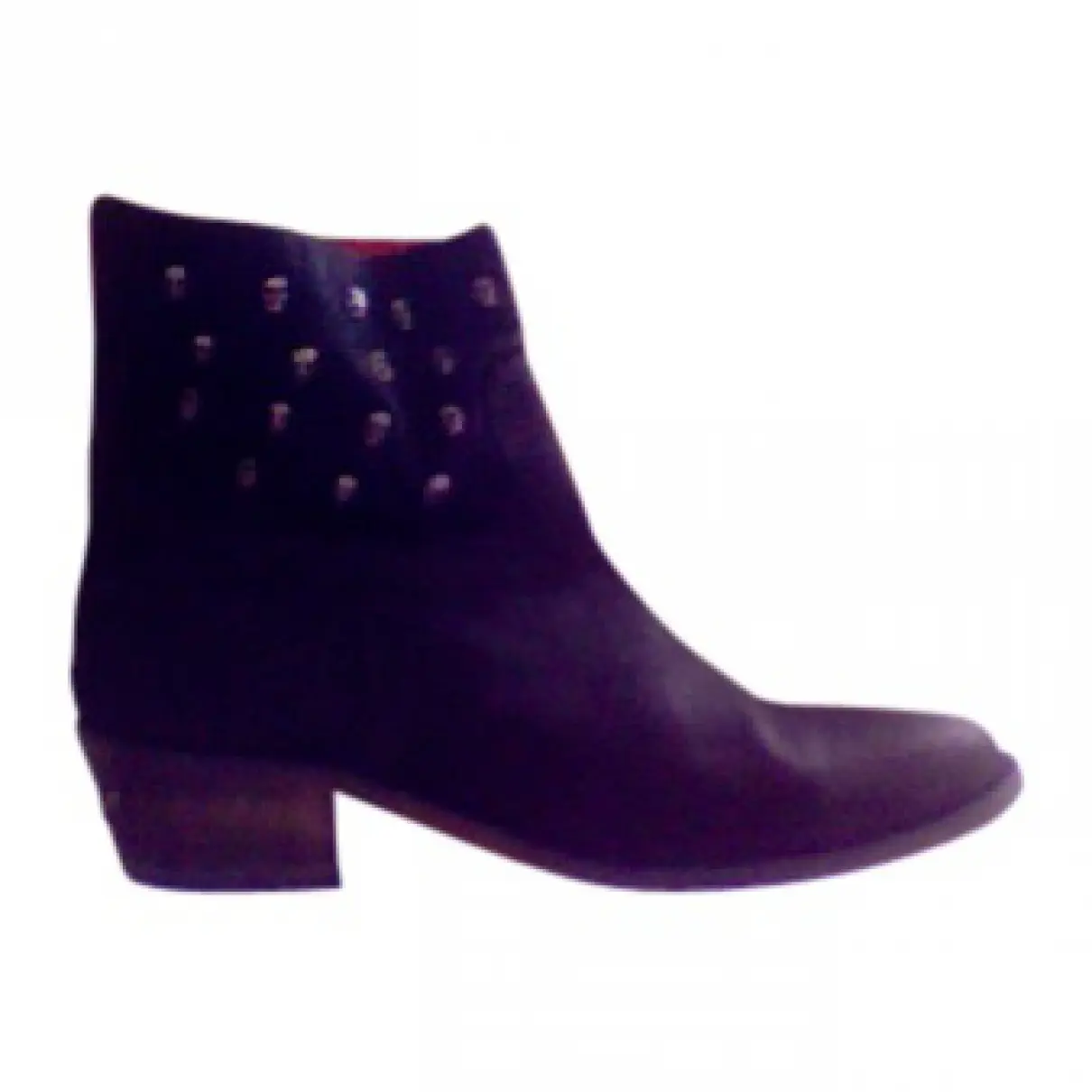 Black Leather Ankle boots Teddy Zadig & Voltaire