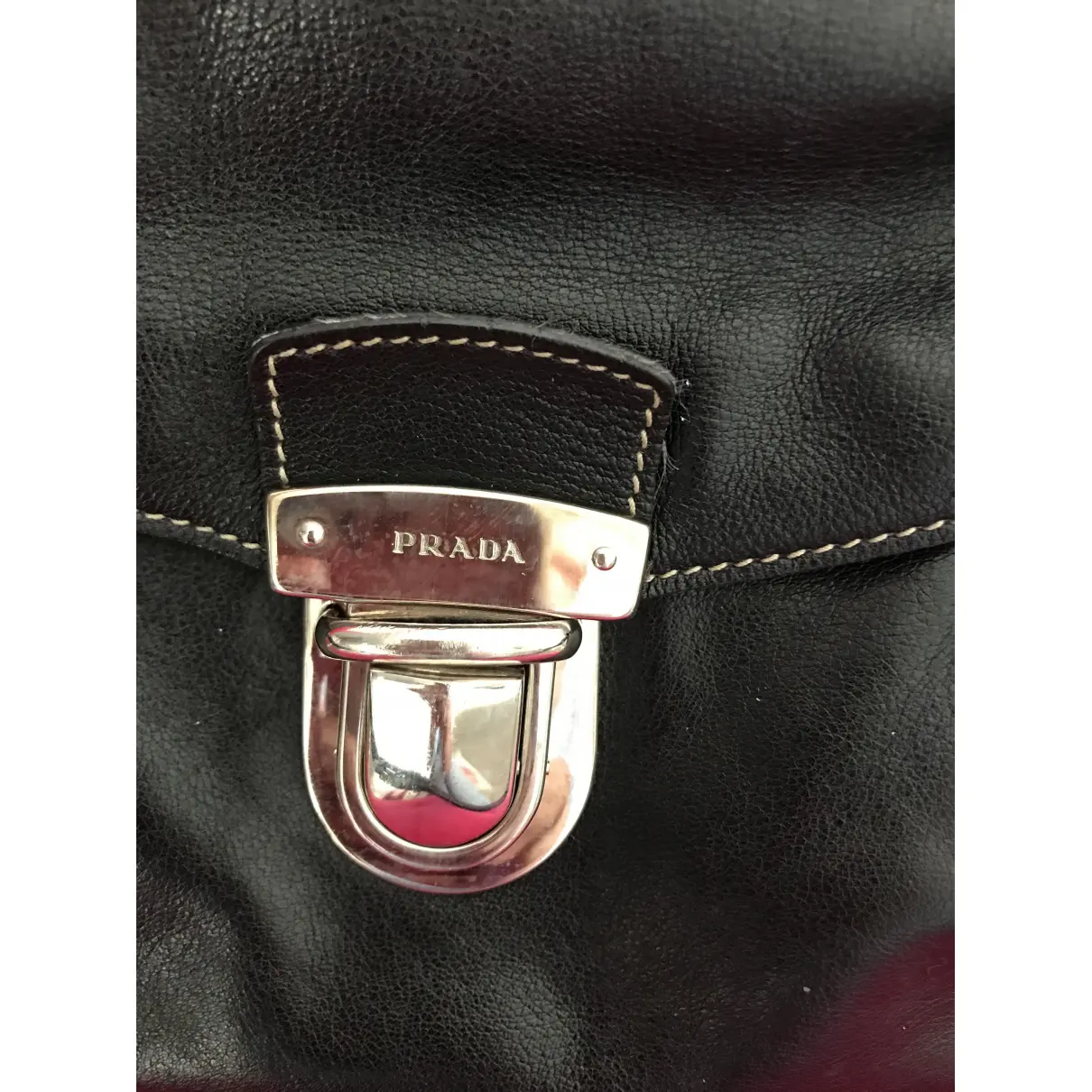 Tessuto  leather handbag Prada - Vintage