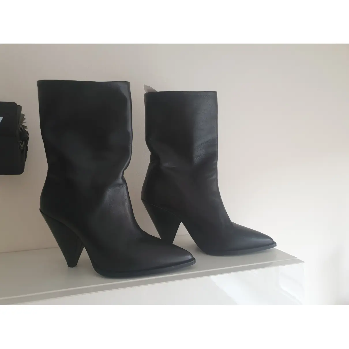 Buy The Kooples Leather ankle boots online
