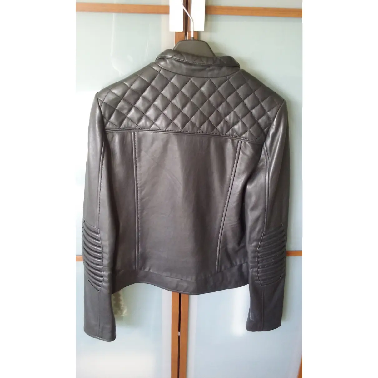 Buy The Kooples Leather biker jacket online