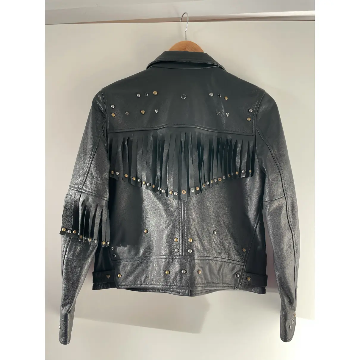 Buy The Kooples Leather biker jacket online