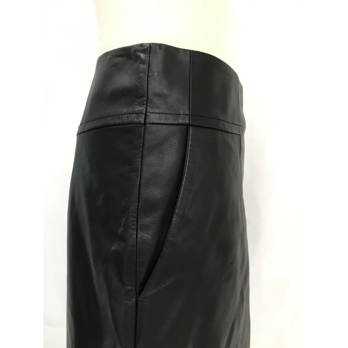 Leather mini skirt Theyskens' Theory