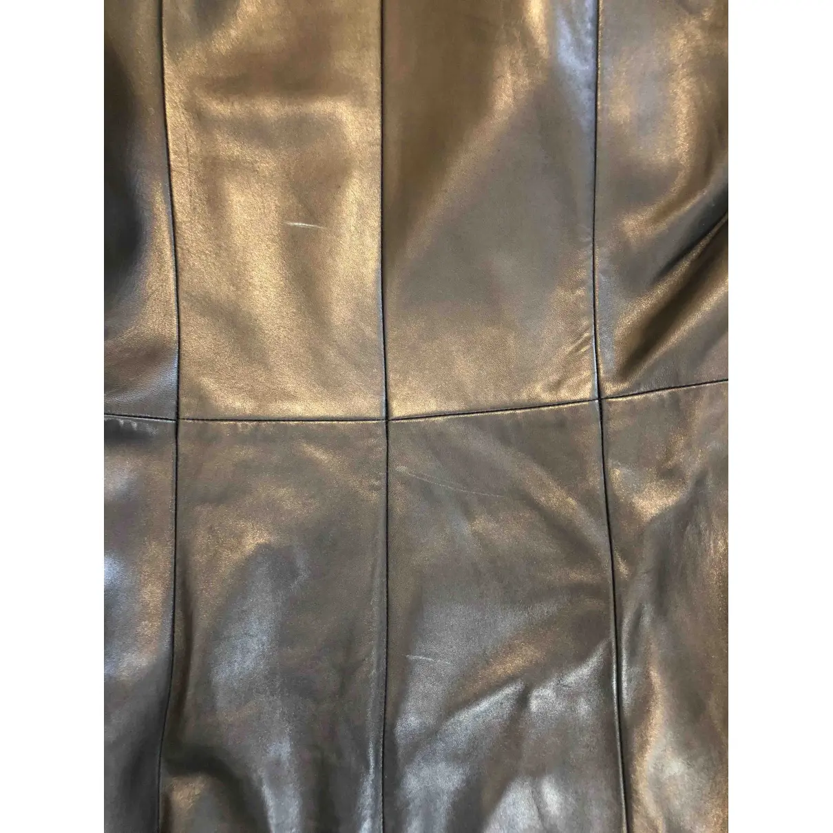 Leather coat Thierry Mugler - Vintage