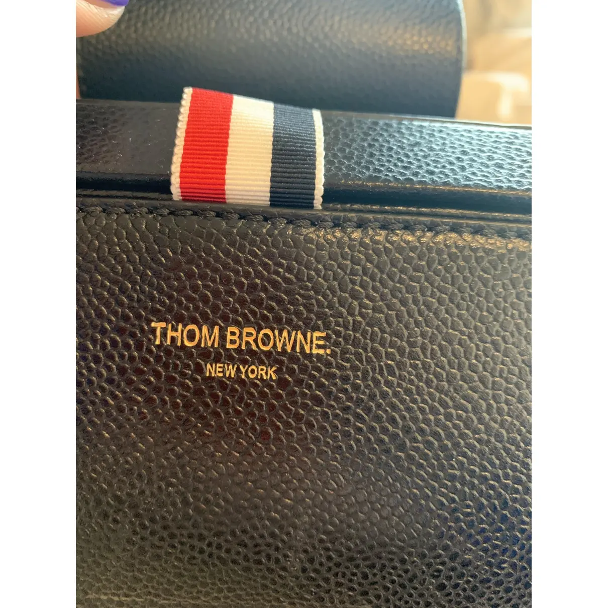 Leather bag Thom Browne
