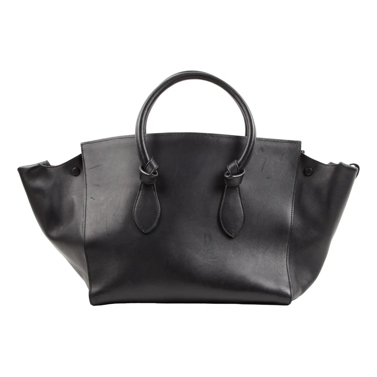 Tie leather handbag Celine
