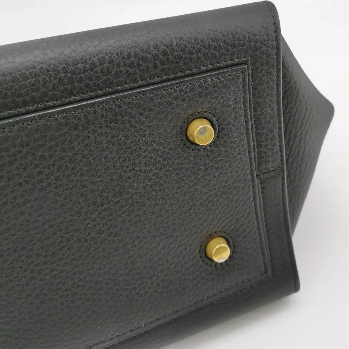 Tie leather handbag Celine