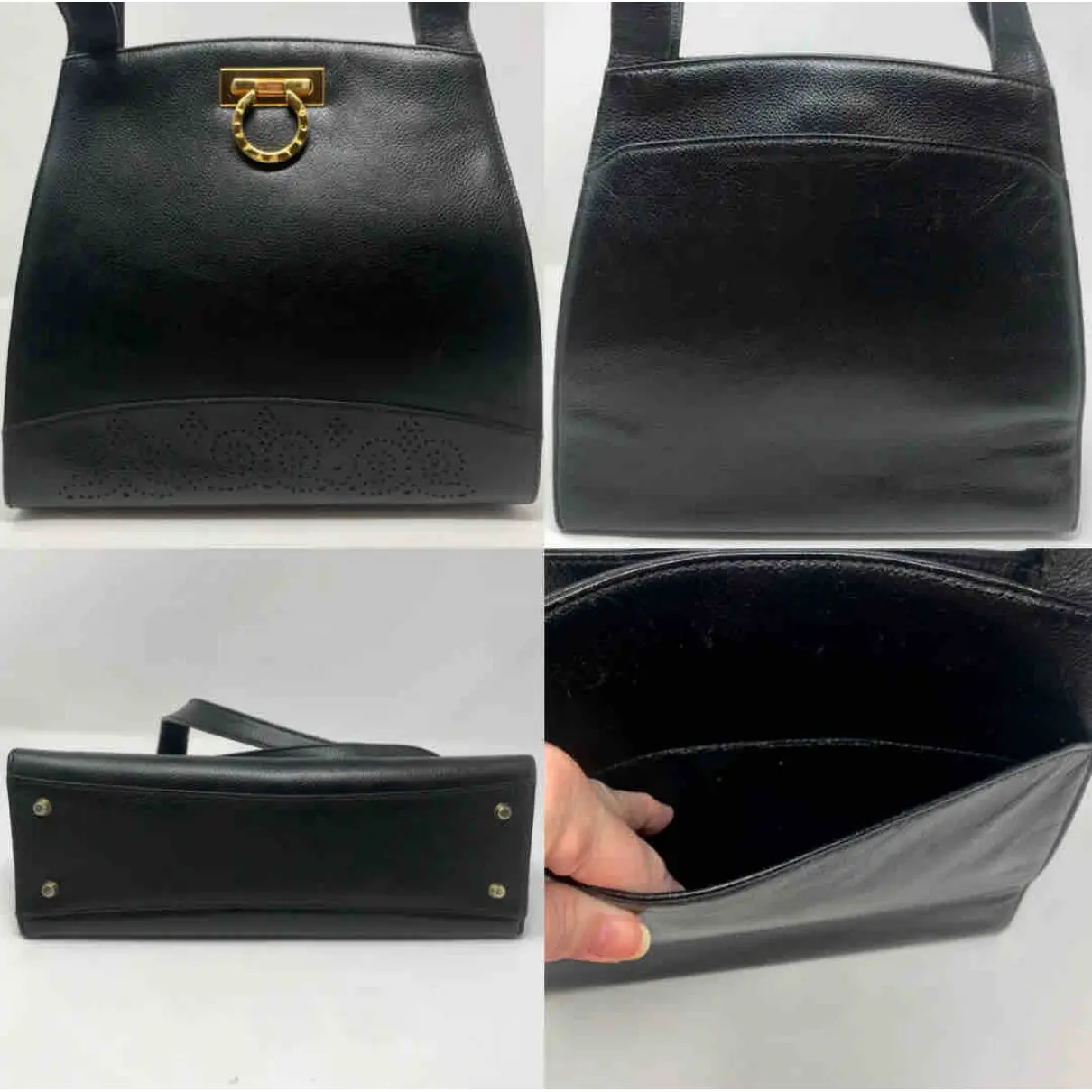 Leather handbag Tiffany & Co - Vintage