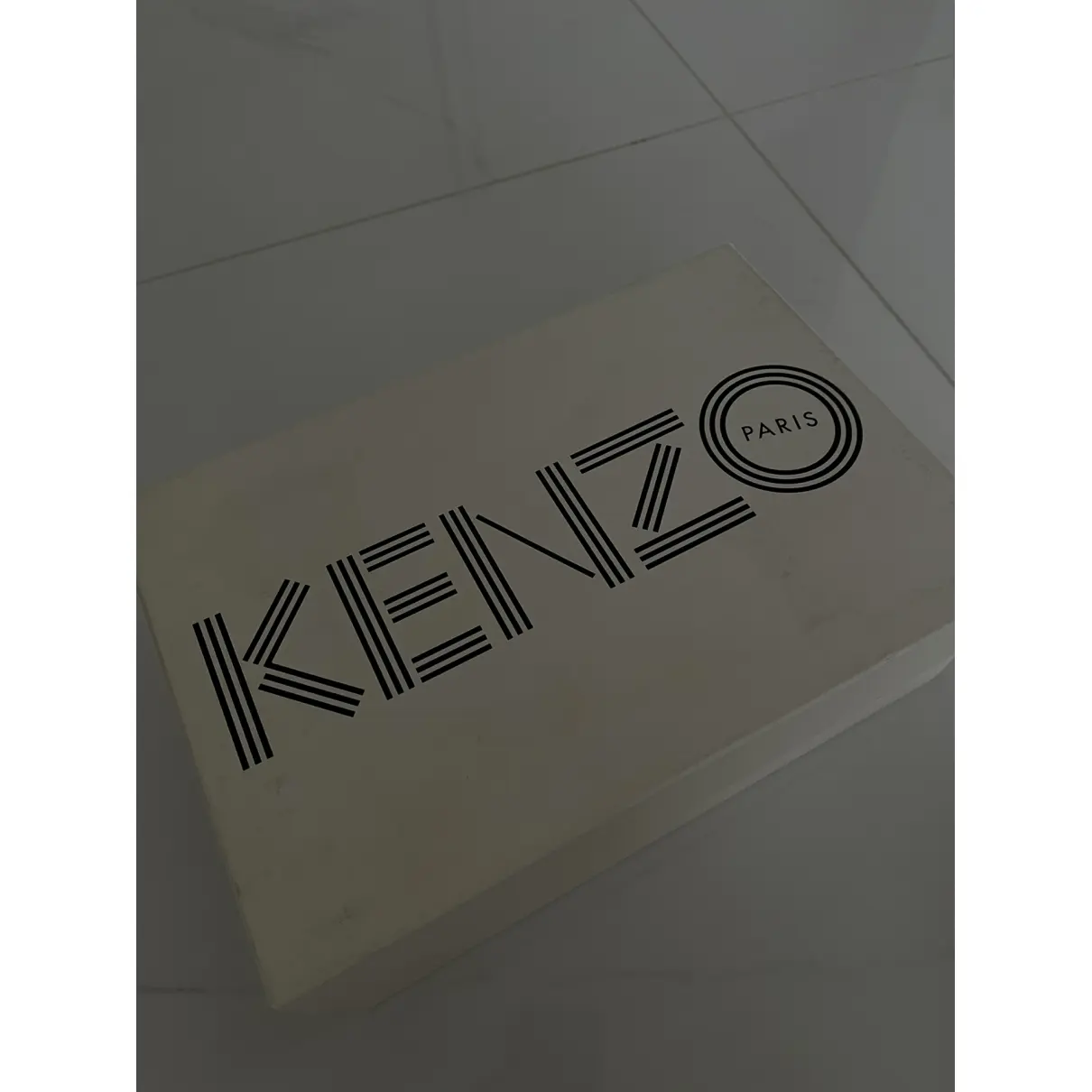 Tiger leather trainers Kenzo