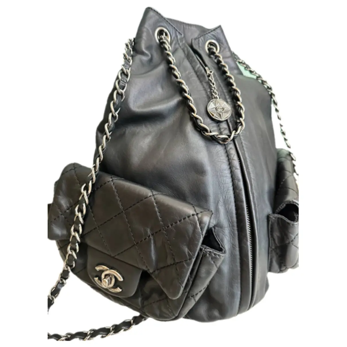 Timeless/Classique Chain leather backpack