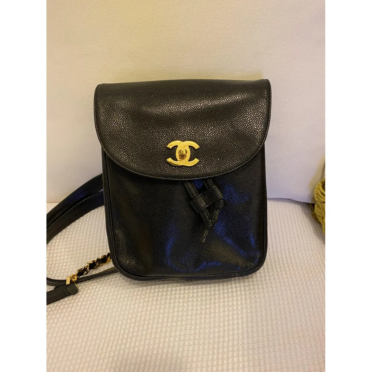 Timeless/Classique leather backpack Chanel - Vintage