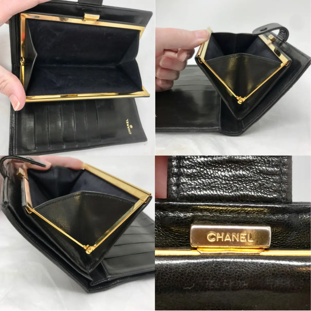 Timeless/Classique leather wallet Chanel - Vintage