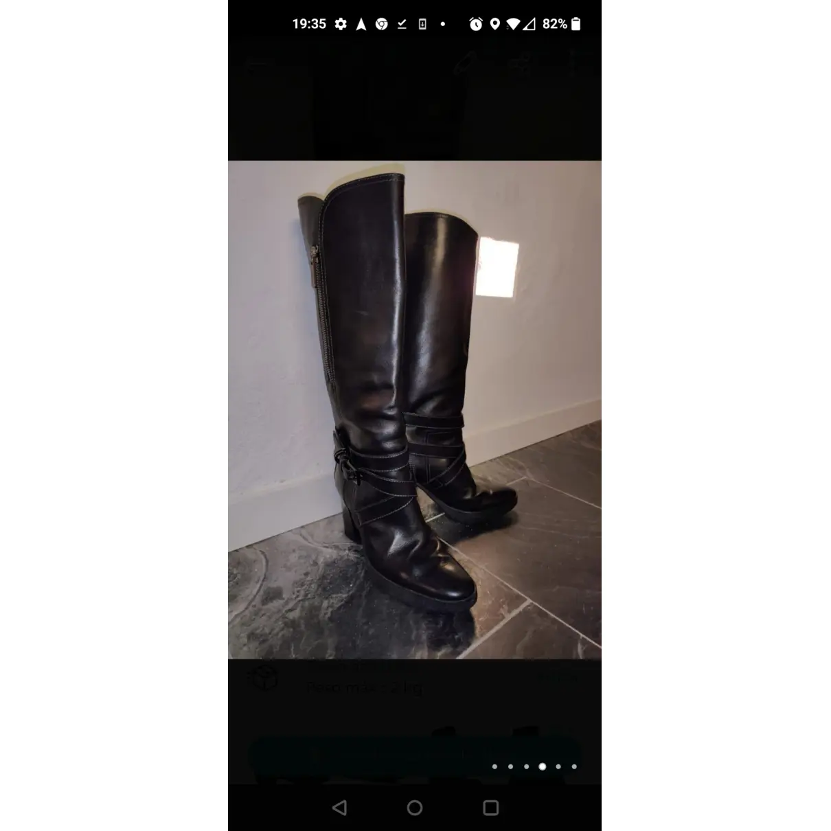 Buy Tod's Leather biker boots online