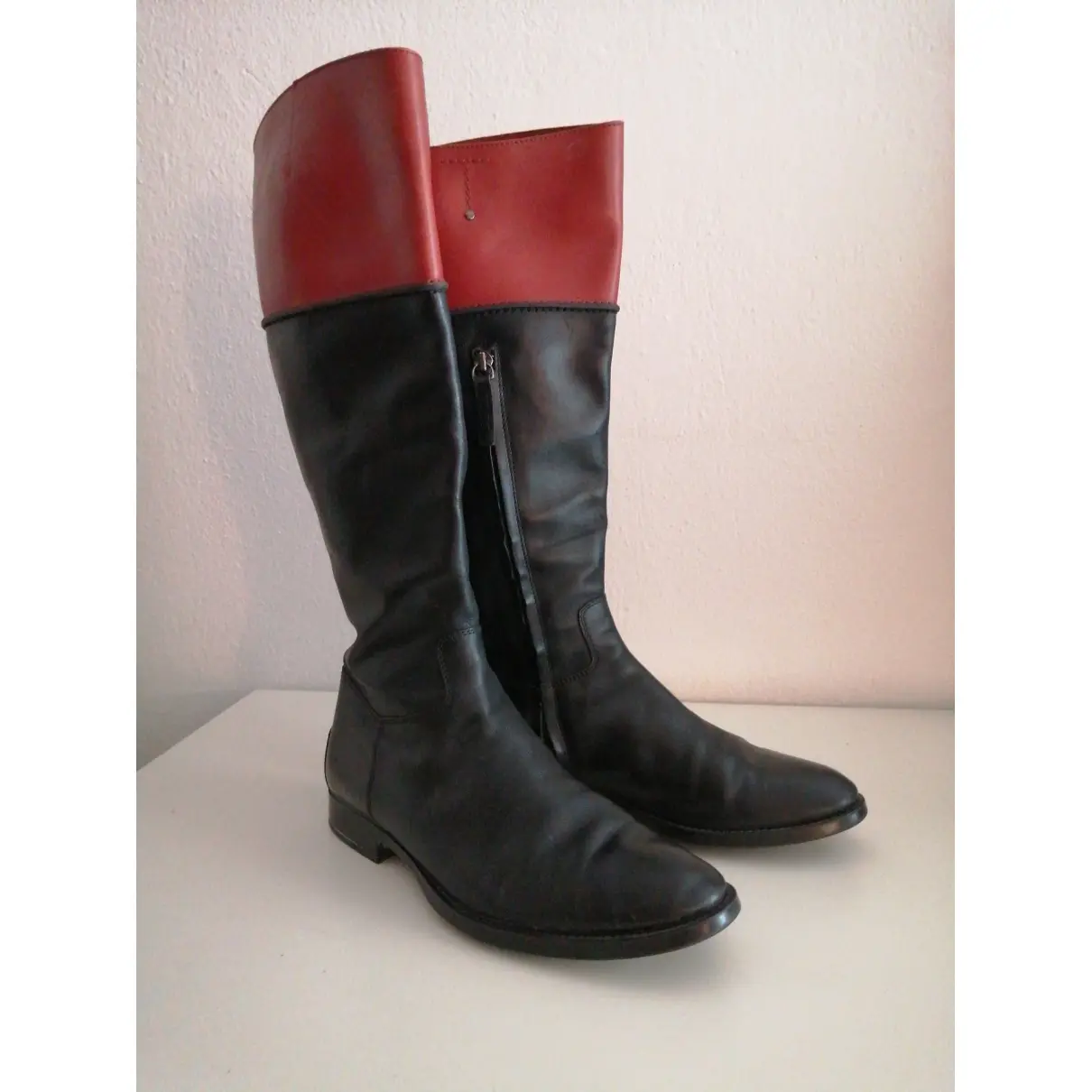 Tod's Leather riding boots for sale