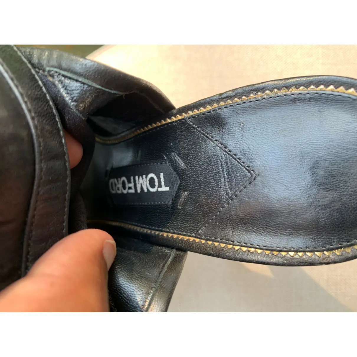 Leather sandal Tom Ford