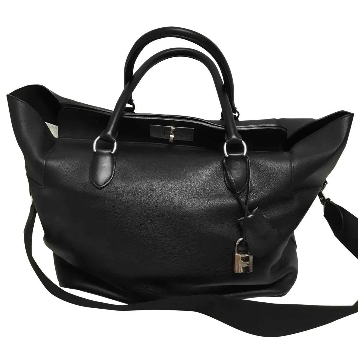 Toolbox leather handbag Hermès