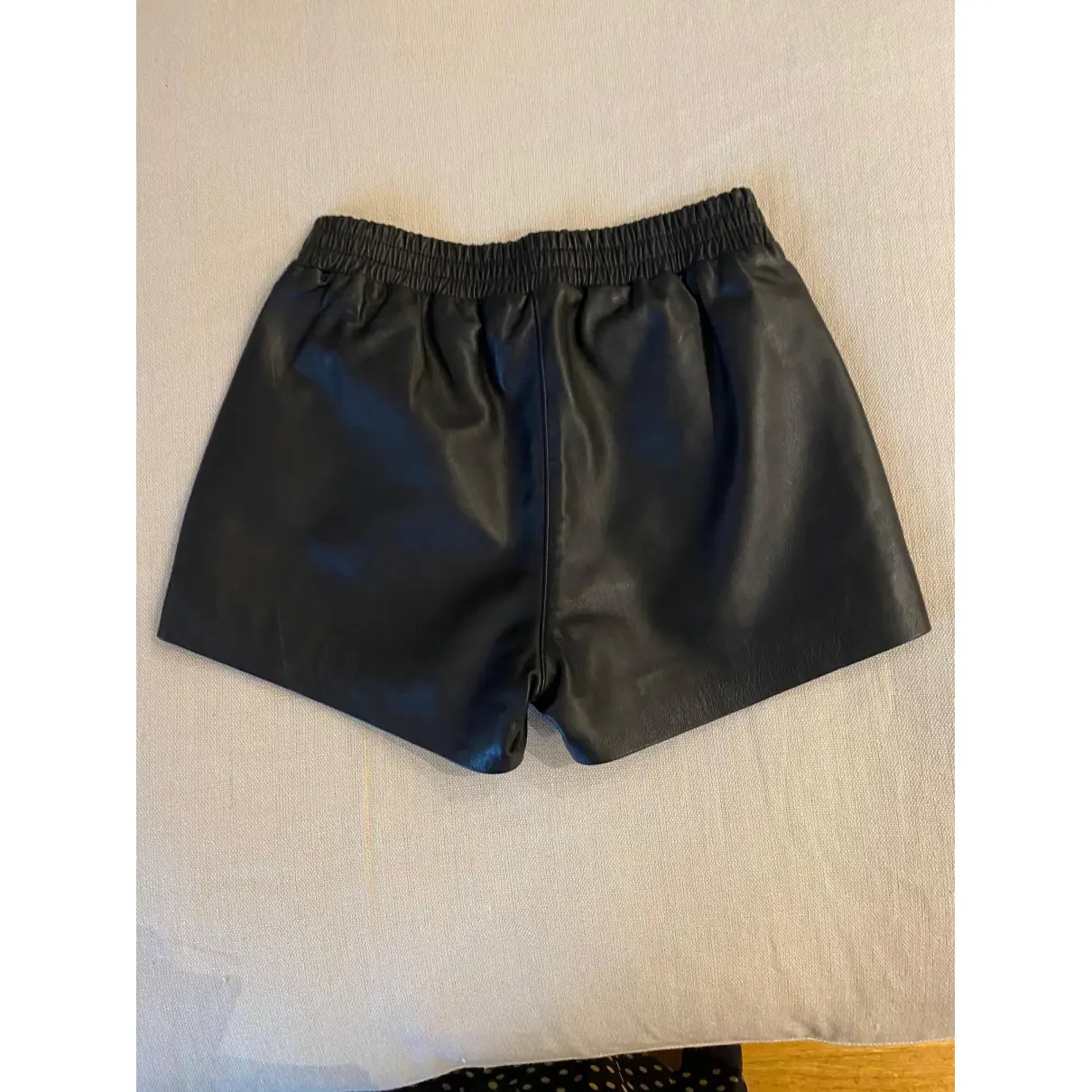 Leather shorts Topshop