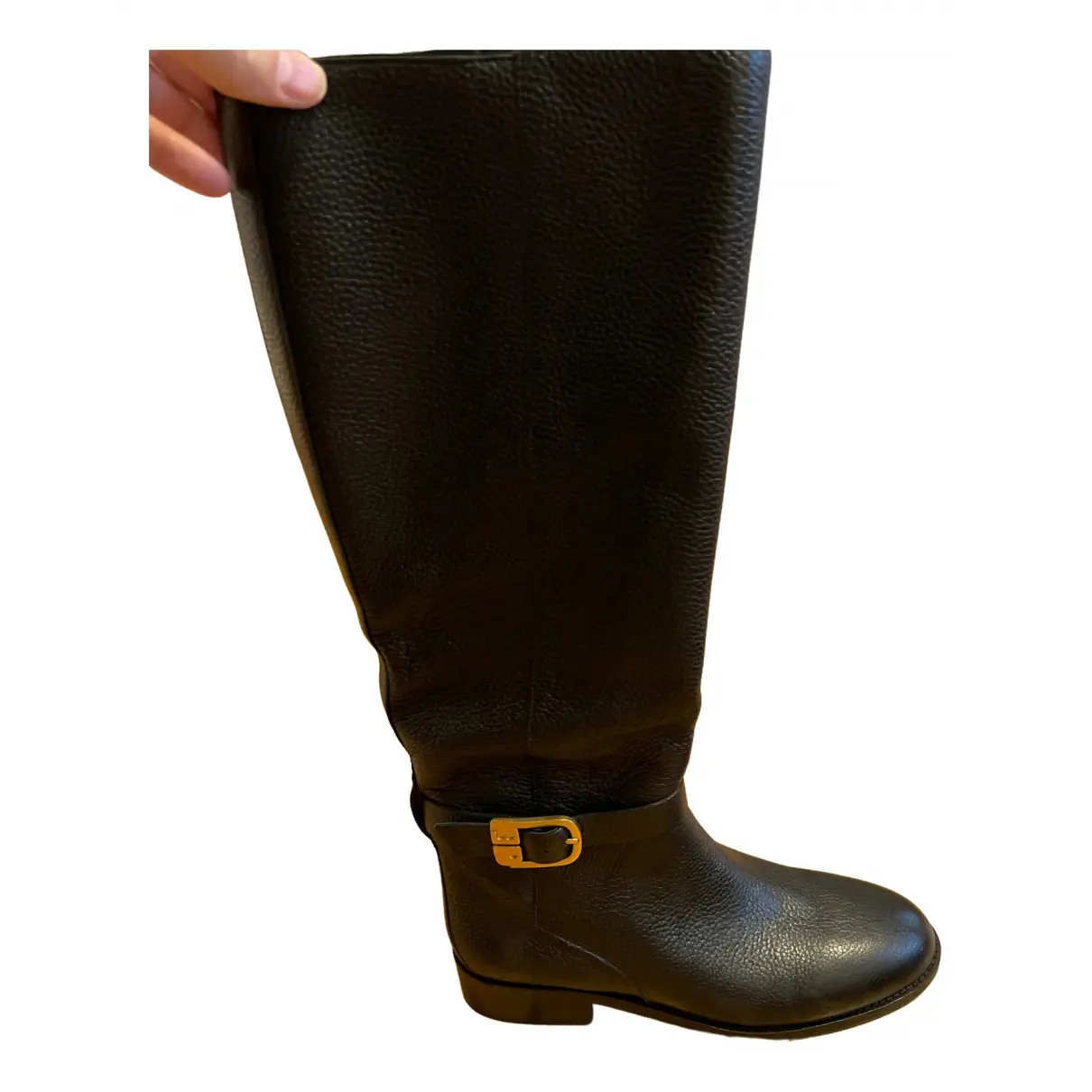 Leather boots Tory Burch