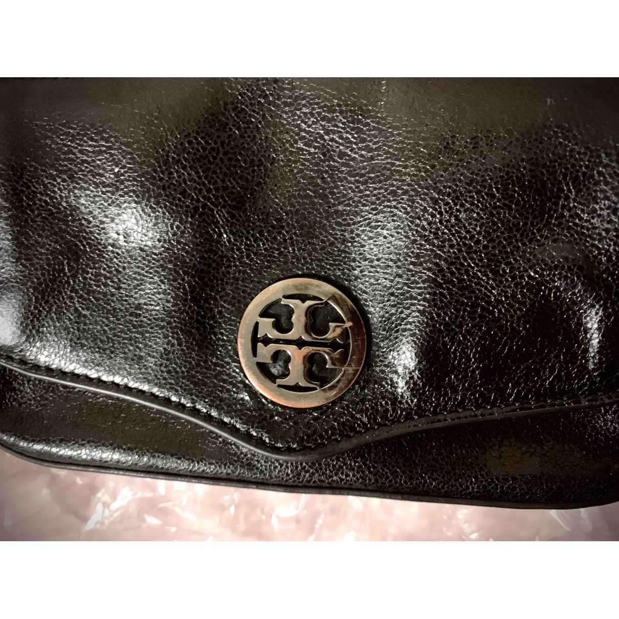 Leather handbag Tory Burch
