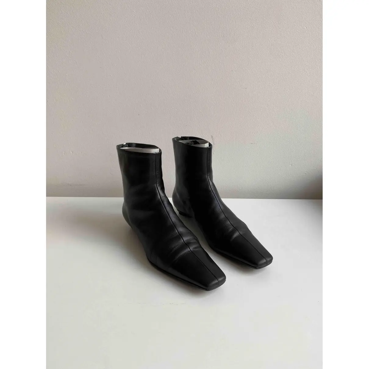 Buy Totême Leather ankle boots online