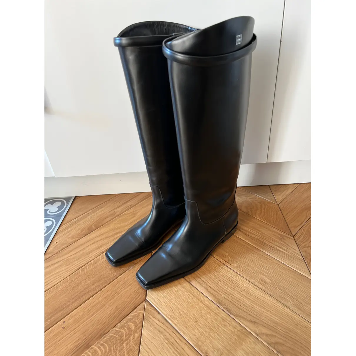 Buy Totême Leather riding boots online