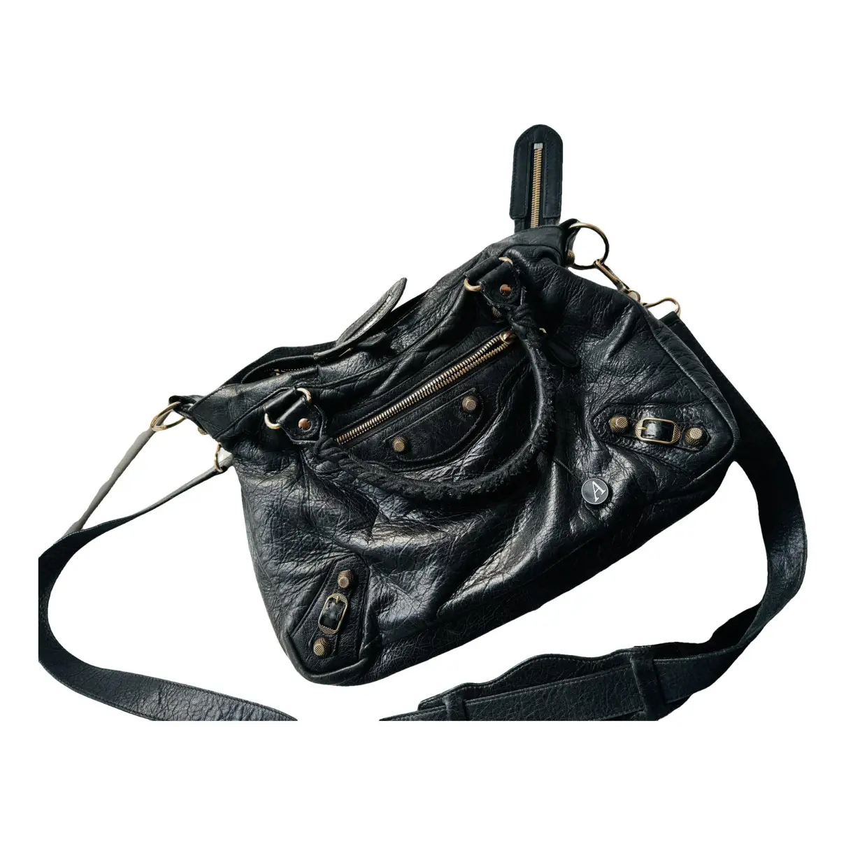 Town leather crossbody bag Balenciaga